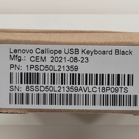 Lenovo Calliope USB Keyboard & Mouse - Picture 7 of 8